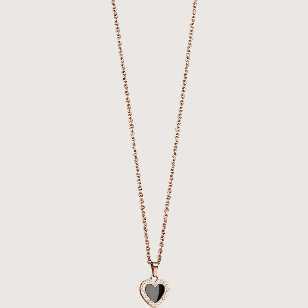 BERING Bracciale Donna Oro Rosa Collezione Arctic Symphony - Acciaio Inossidabile - Eleganza Senza Tempo HMY1-R-ME-190