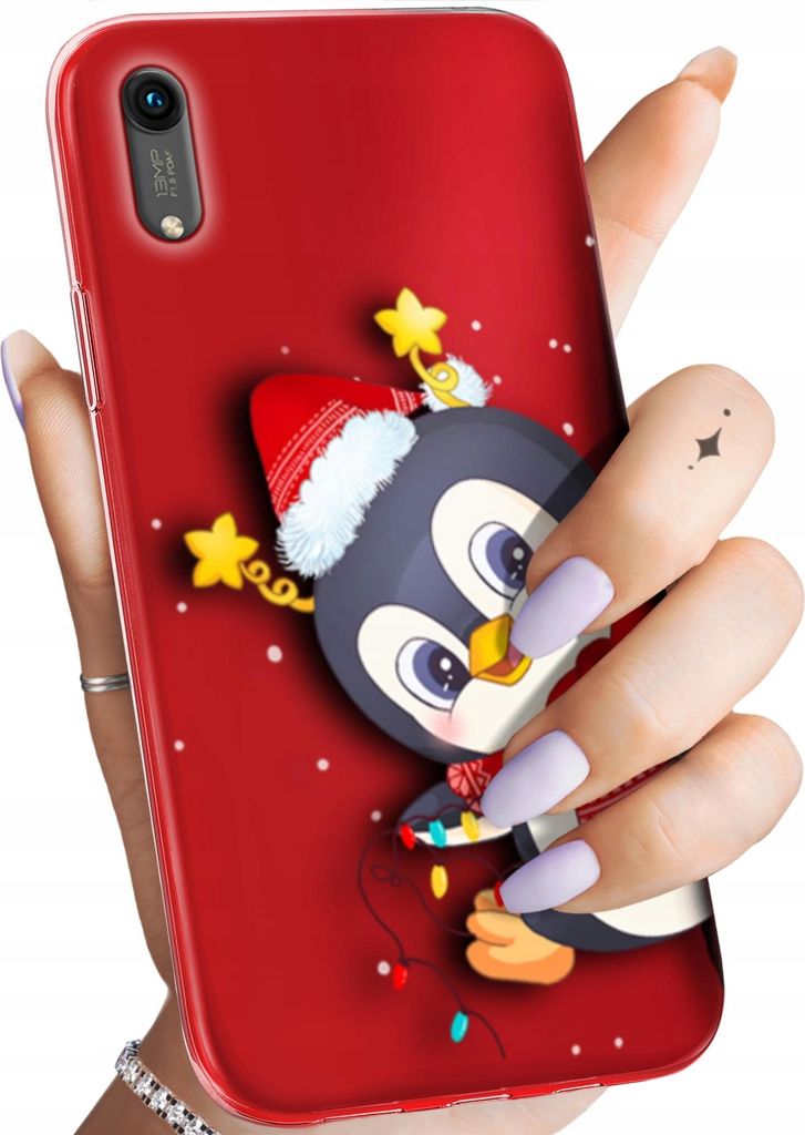 BEDRUCKTE HÜLLEN für HUAWEI HONOR 8A HANDYHÜLLEN HANDY SCHUTZ HÜLLE CASE SILIKON MUSTER WEIHNACHTEN SANTA CLAUS CHRISTMASBEDRUCKTE HÜLLEN