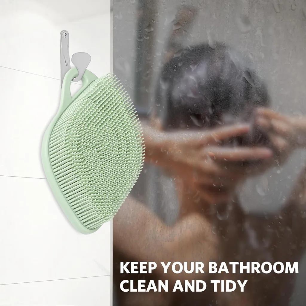 Brosse de douche silicone anti-irritation pour les peaux très sensibles - 7