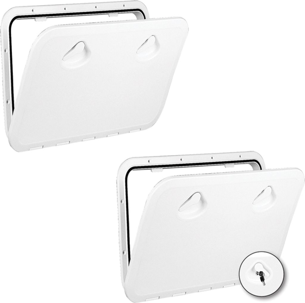 Deckel Staufach Top Line Luke 460 x 525 mm verschiedene Farben Farbe: Grau