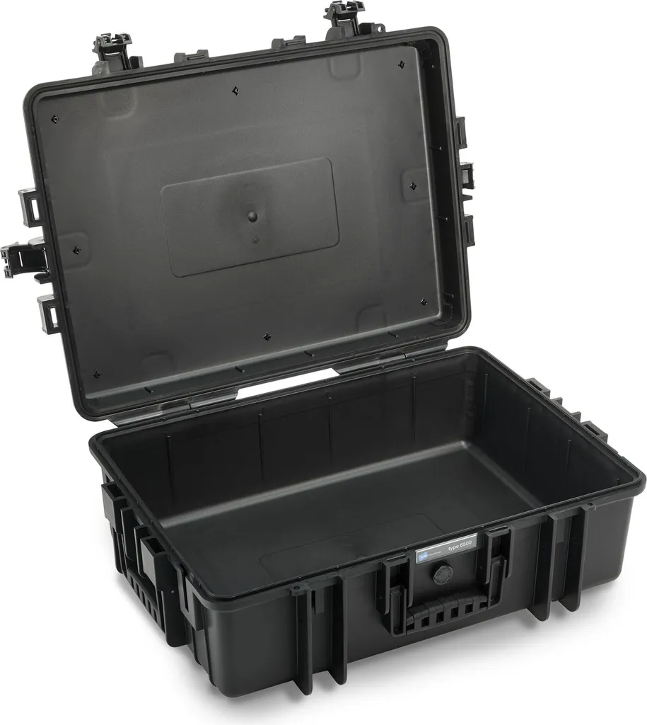B&W Outdoor Case 6500 vide - Mallette antichoc avec valve de pression