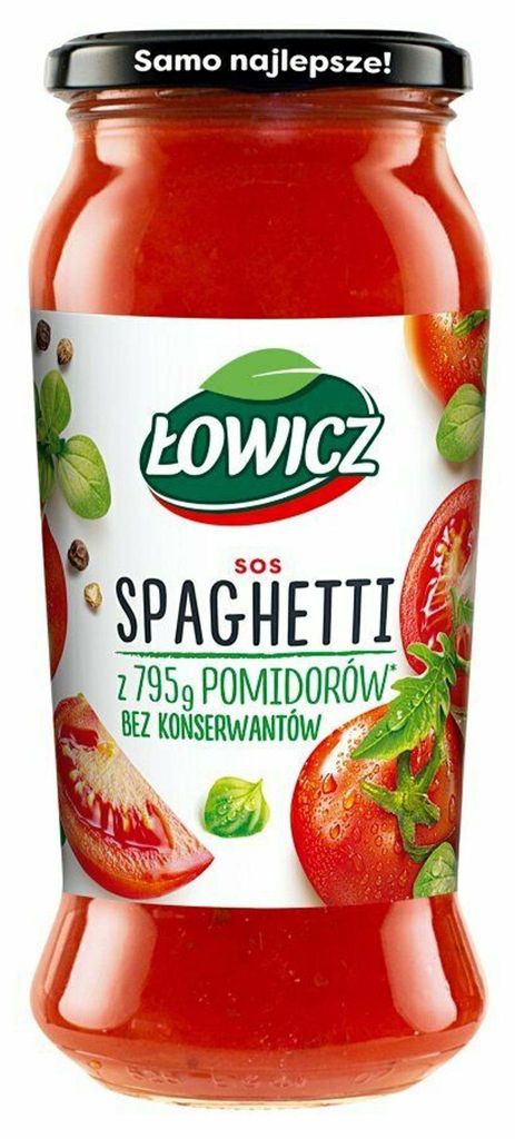 Łowicz Tomatenspaghetti-Sauce 500 g Produktbild 