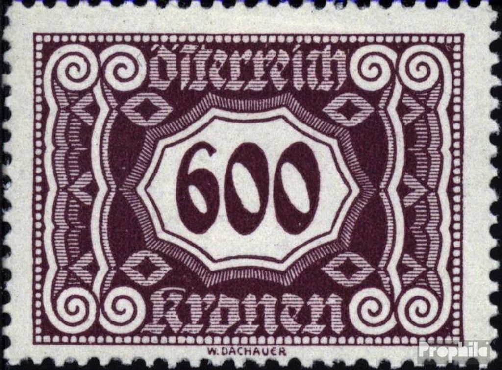 Briefmarken Österreich 1922 Mi P122 postfrisch Portomarken Produktbild 