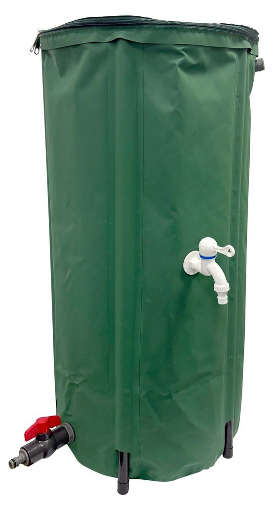 Regenfass 100L faltbar Regentonne Wasserfass mit Hahn Produktbild 
