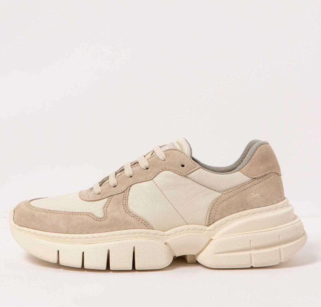 Art Schuhe Uni 1634 NAPPA-SILK SUEDE CREAM/ ATHENS Farbe Beige