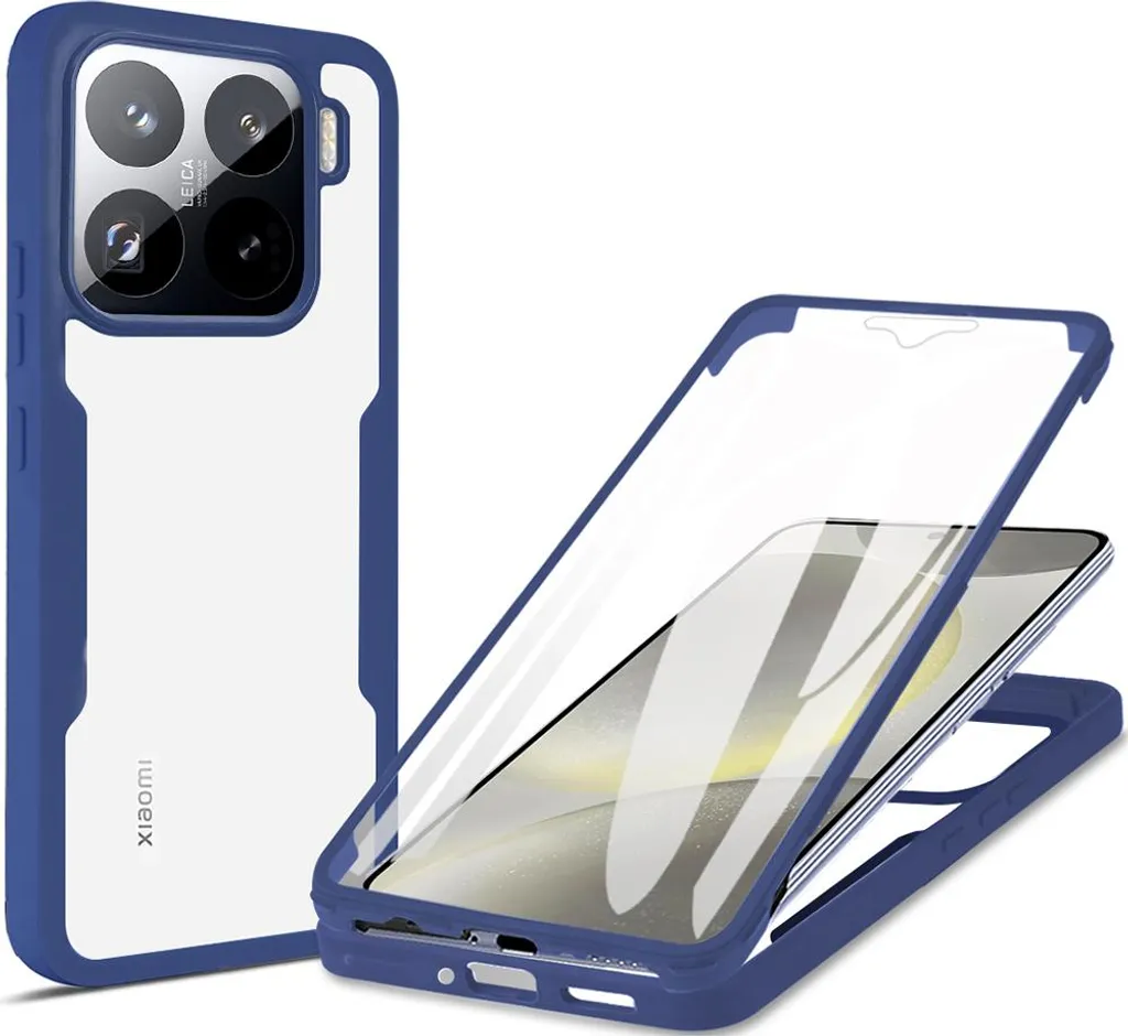 Custodia Xiaomi 15 Pro Blu - Protezione 360 Gradi Antiurto Premium