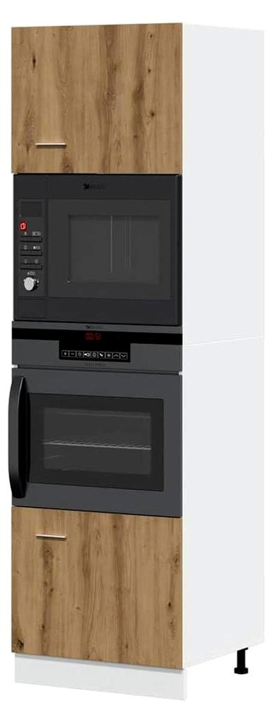 Mikrowellenschrank Lyon Artisan Eiche 60x57x207 cm