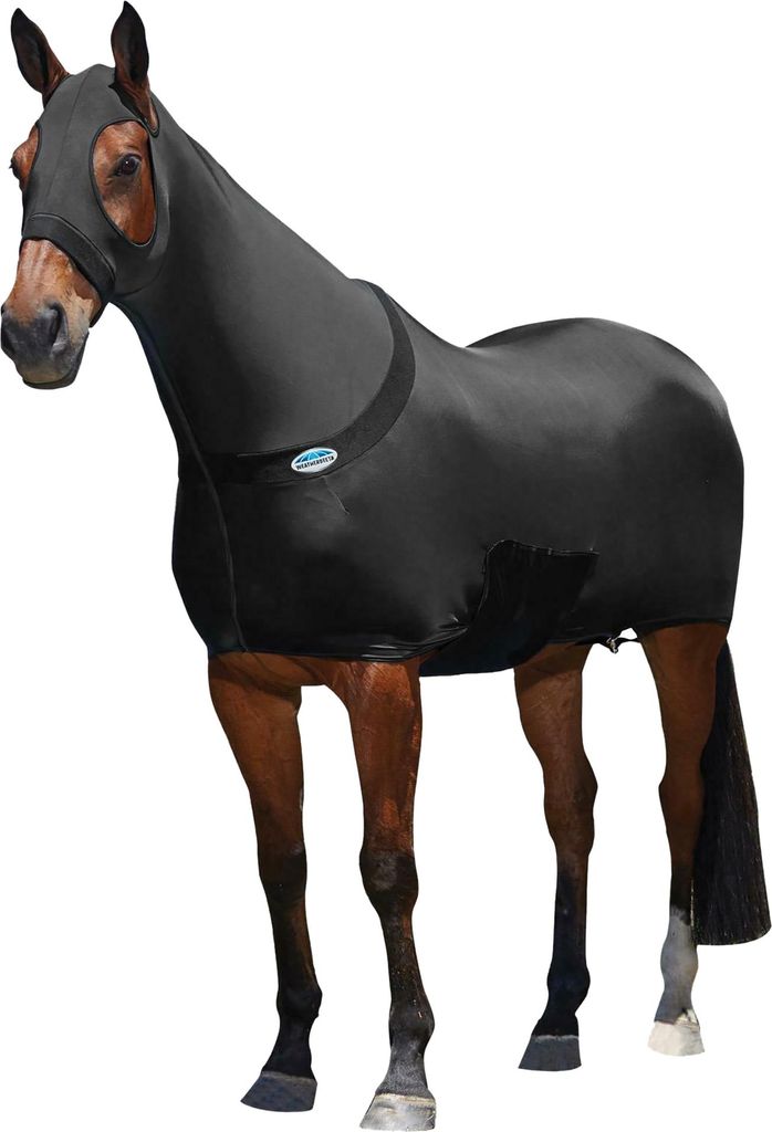 Weatherbeeta Stretch-Pferdedecke WB784 (Cob) (Schwarz)