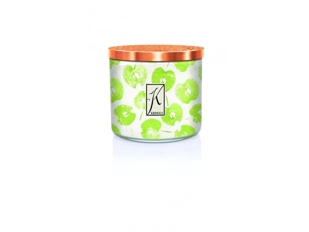 Bougie parfumée Kringle Candle Romarin Applerita pour éliminer les odeurs