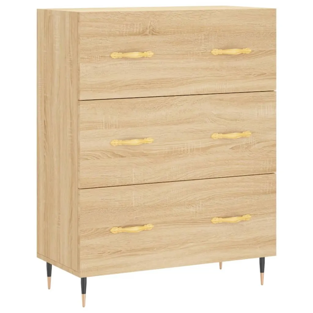 Credenza SYFAX Sonoma 69,5x34x90 cm - Mobile Tech & Home Office - 1