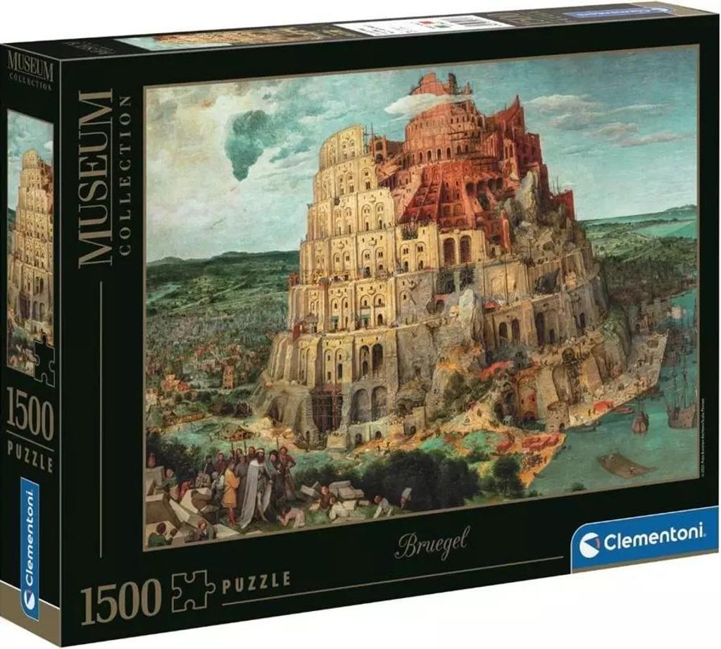 Puzzle 1500 Museo Bruegel La Torre di Babele 31691 Immagine del prodotto 
