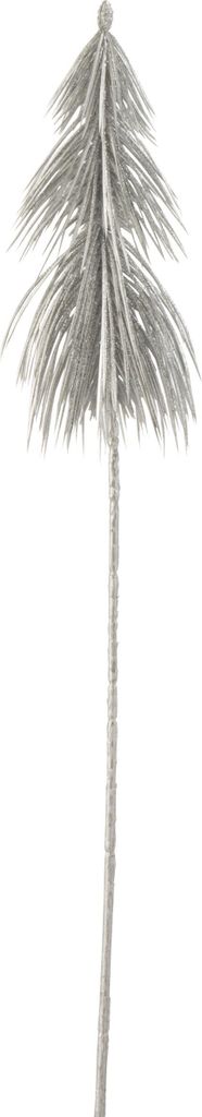 Tannenzweig paillette plastik silber