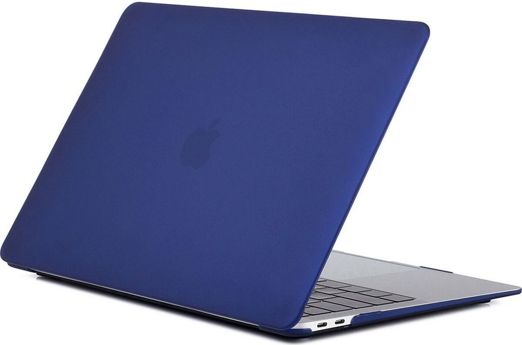 Mobigear Matte MacBook Air 13 Zoll (2010-2019) Hardcase Hülle MacBook Case - Marineblau - Model A1369 / A1466