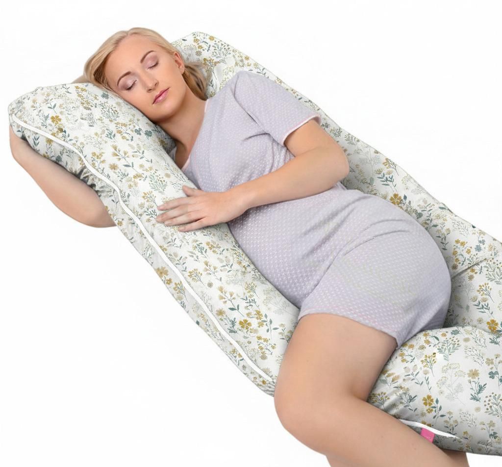 Cuscino a forma di U per la gravidanza, ideale per dormire Immagine del prodotto 