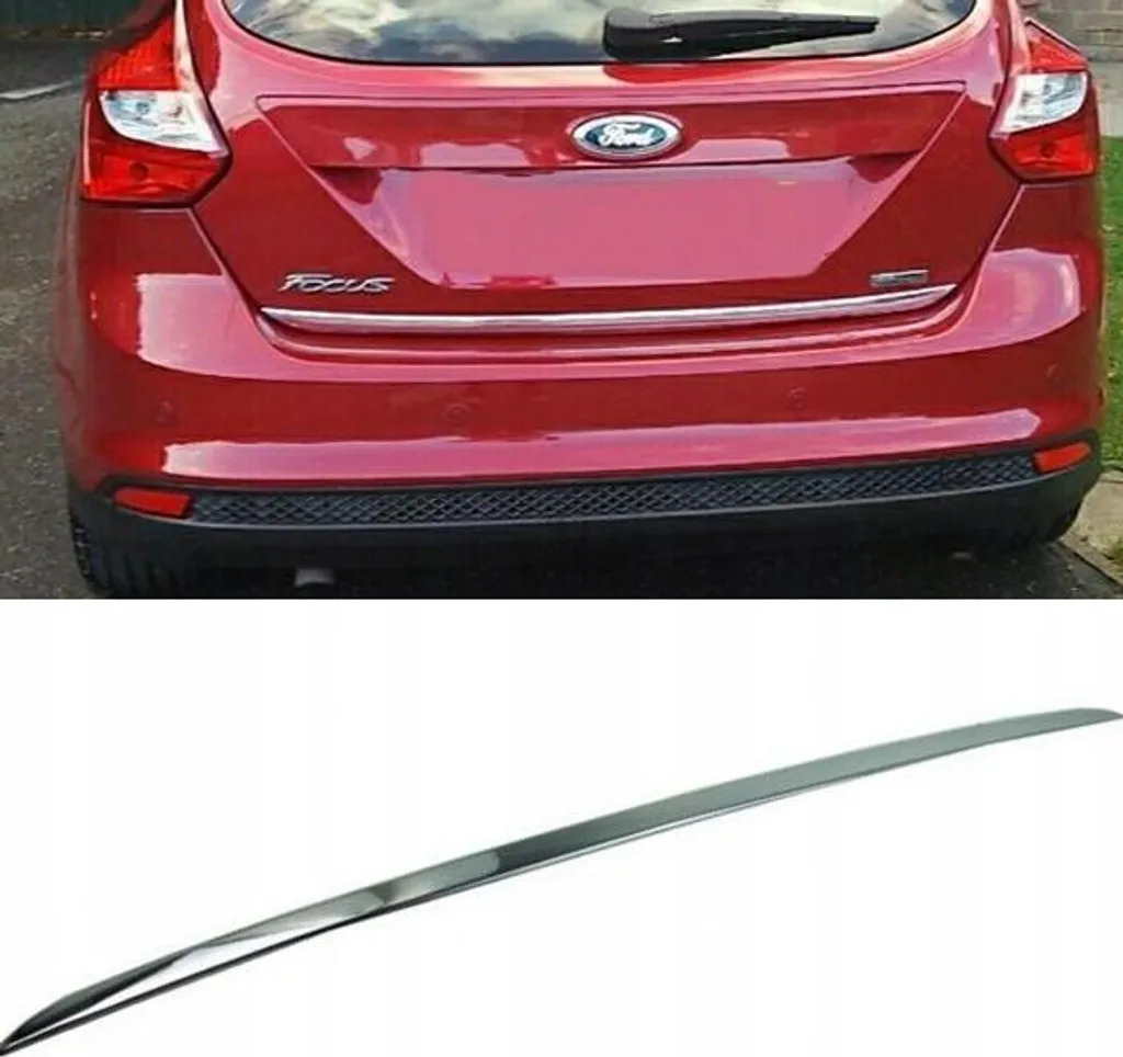 Relooking extérieur Ford Focus MK III avec baguette de hayon chromée