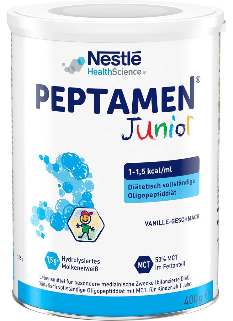 Peptamen Junior Pulver mit Vanille-Geschmack, 400 g Pulver