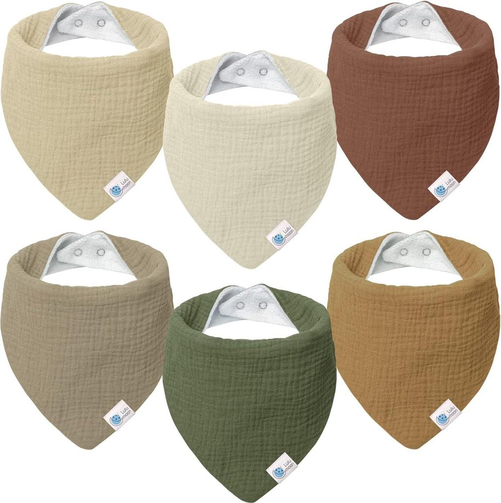 lulumoon Lätzchen Baby Dreieckstuch Baby Musselin Halstuch Produktbild 