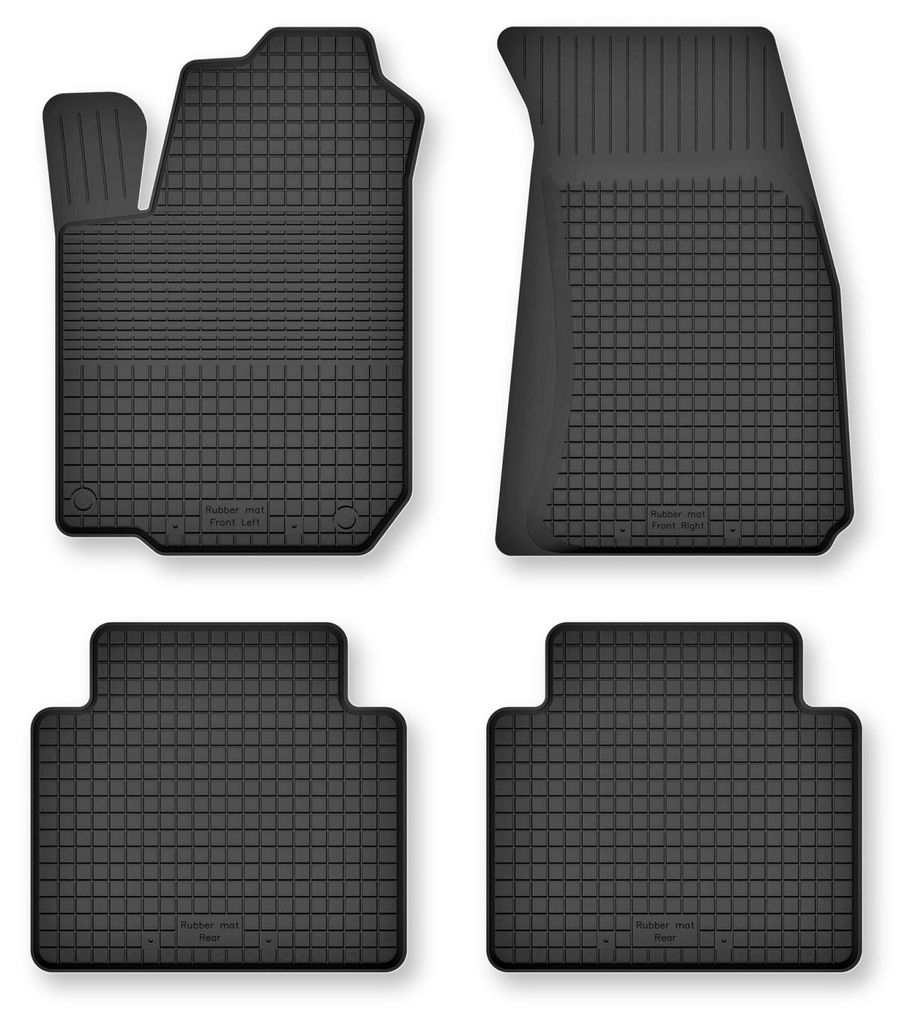 Gummi-Fußmatten für Nissan Pulsar C13 2014- (Schrägheck) – Produktbild 