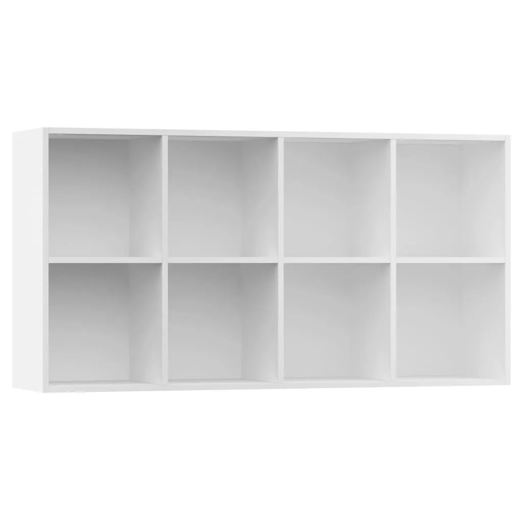 Bibliothèque Gain de Place Blanche 130 cm : Solution Rangement Compact - 8