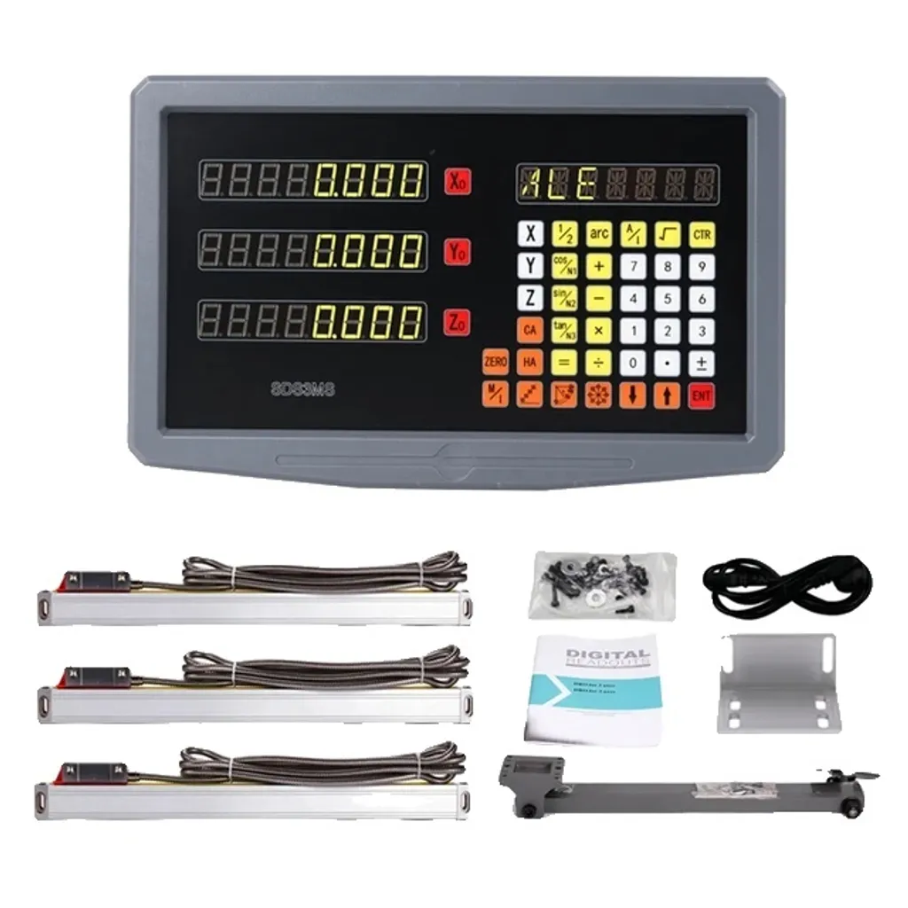 Visualisation Digitale DRO 3 Axes Compatible Règle Linéaire Set