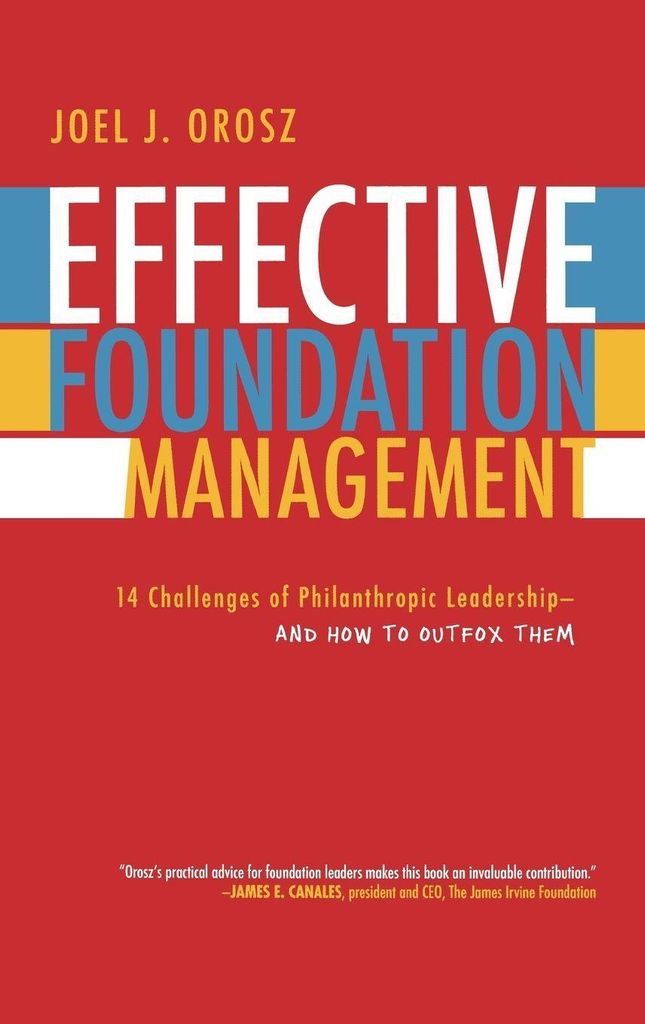 Effective Foundation Management