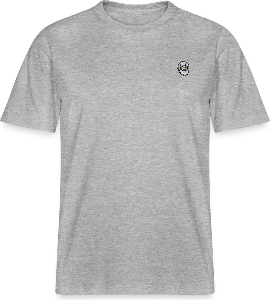 Spreadshirt Heidi Almöhi Portrait Stick Relaxed Fit Uni T-Shirt, XS, Grau meliert