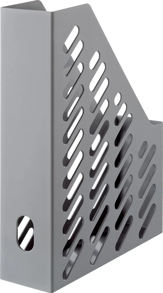 3x HAN 16018-18 Cartella per riviste KARMA - DIN A4/C4, 100% materiale riciclato, eco-grigio