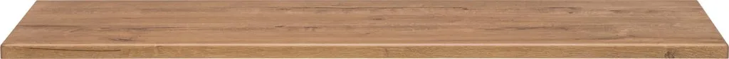 Plan de travail salle de bain 140 cm en MDF Chêne Hamilton moderne - 2