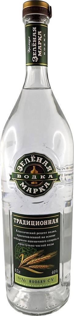 Vodka Green Mark Traditional 0,7L Produktbild 2