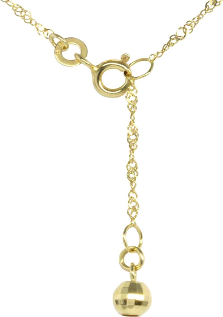 Singapur Fußkettchen mit Diskokugel Gold 333 (8kt) Germany