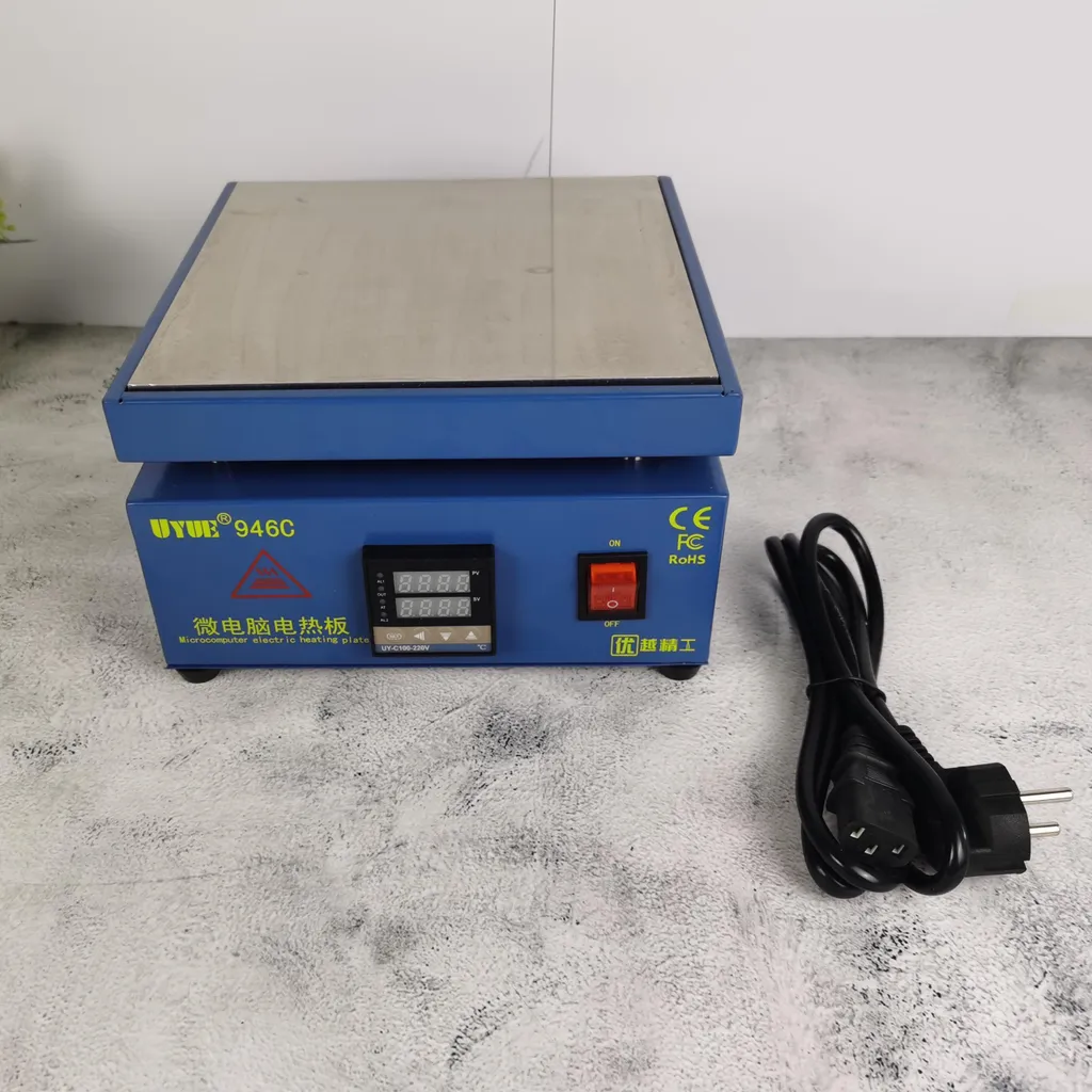 Station de préchauffage 800W à haute conductivité thermique 50-380°C