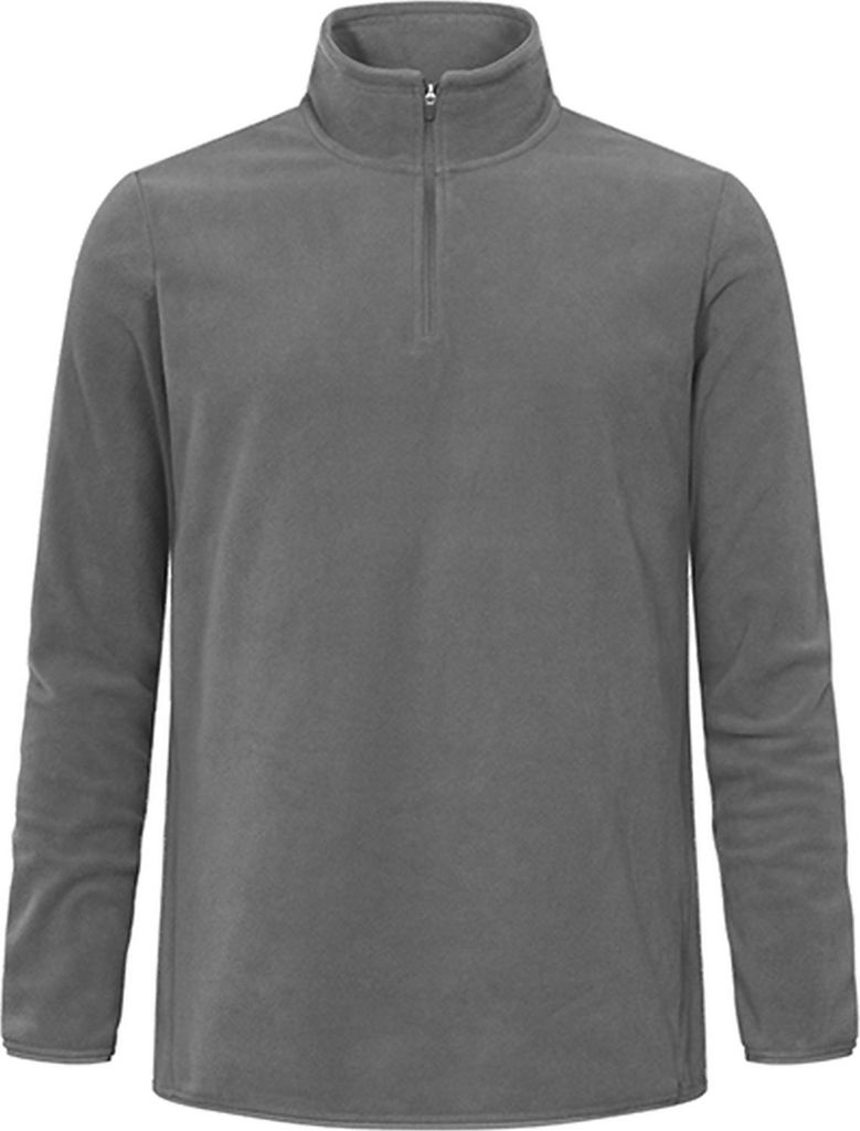 Promodoro 7921 | MenŽs Recycled Fleece Troyer Anti-Pilling Polyester - Farbe: Steel Gray - Größe: 3XL