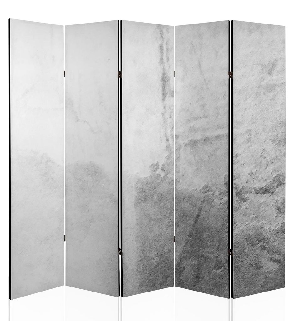 Akustischer doppelseitiger Raumteiler 225 × 172 cm – Dekorative Trennwand mit Schallabsorption