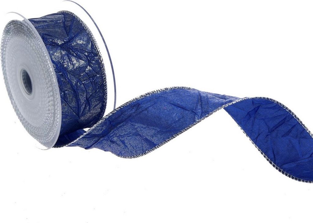 Metallic-Crash - blau/silber - 40mm - 10m - 92240 71