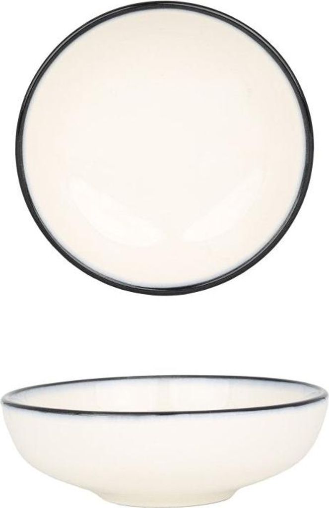 Bonna Servierschale - Linea Black - Porzellan - 10 cm