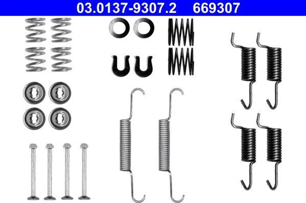 Kit Revisione Ganasce ATE 03.0137-9307.2 | Disponibilità Immediata