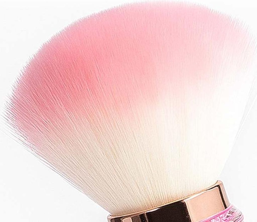 INF Charmanter Rosa Gastank Rouge Pinsel - Weiche Nylonborsten & Acrylgriff
