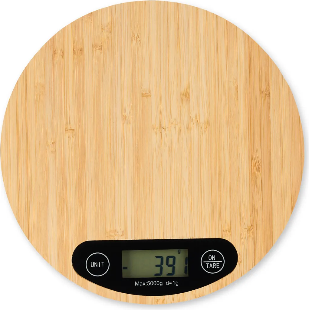 Bilancia Digitale Bambù Relaxdays - Design Eco-Friendly 5kg