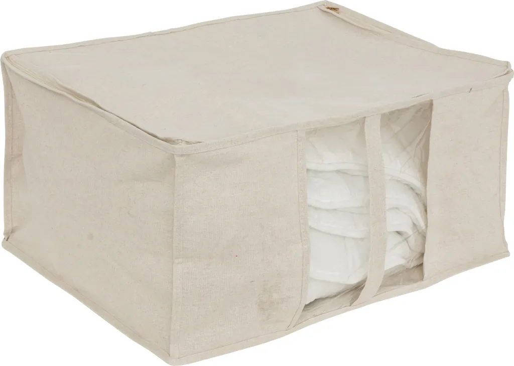 Housse de rangement anti-poussière Groomy beige 60x30 cm - Stop désordre