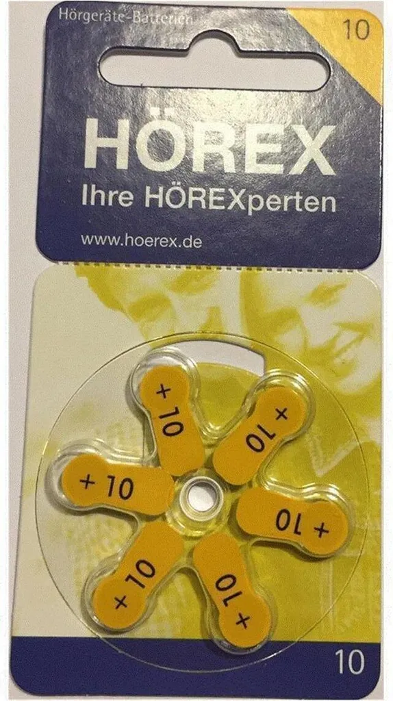 Piles pour aide auditive Hörex Classic : 120 piles pour votre confort