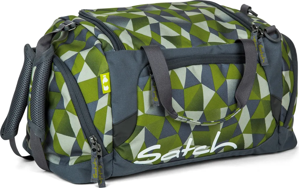 Satch Sportbag Green Crush - Sac de sport vert et gris pour l'école