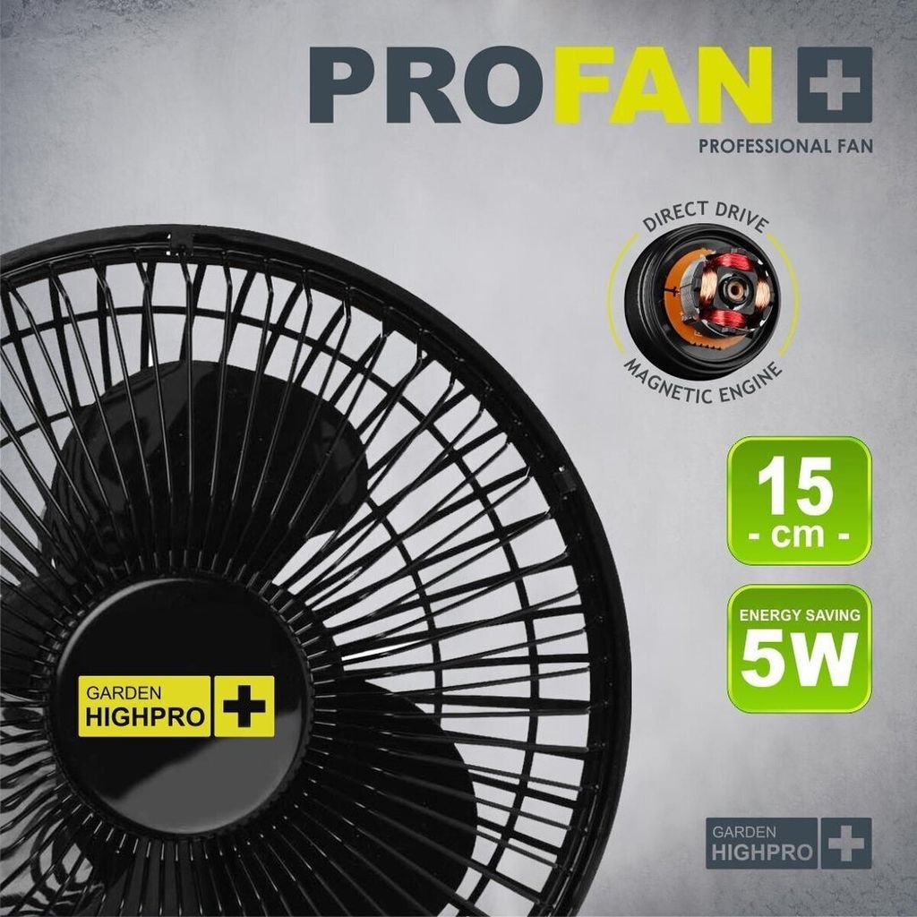 Garden HighPro Clip Ventilator Eco 5W Produktbild 5