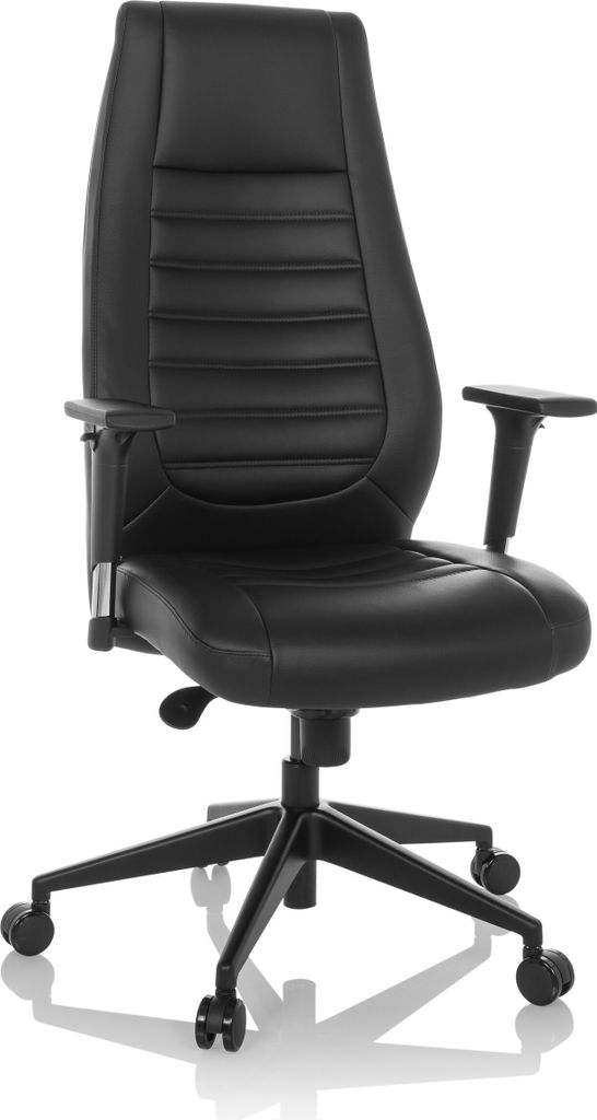 hjh OFFICE Profi Chefsessel VITORO B Ergonomischer Bürostuhl mit Armlehnen (höhenverstellbar) Kunstleder Drehstuhl für Büro, Zuhause