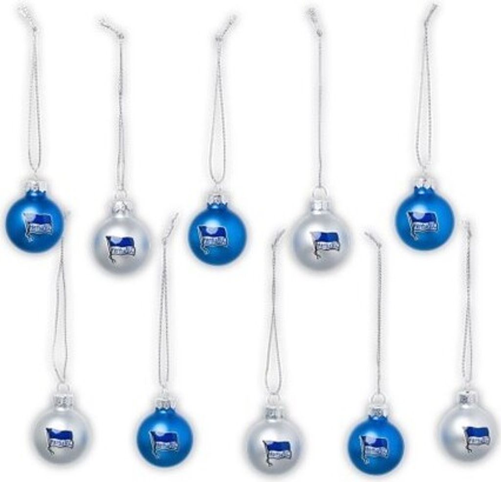 Hertha BSC Berlin Weihnachtskugeln Mini 10er Kaufland.de