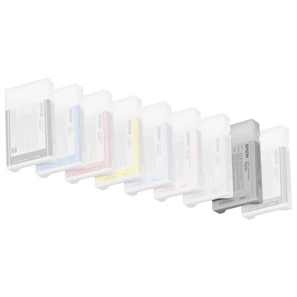 Cartuccia Epson T6039 Nero Light Light C13T603900 Originale 220ml