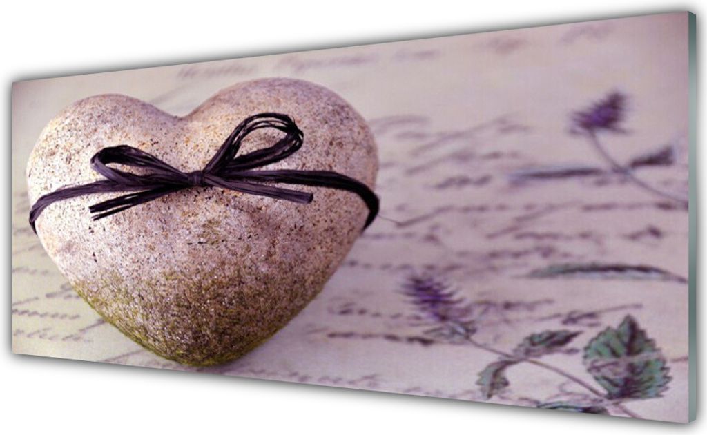 Acrylglasbilder 125x50 Wandbild Druck Herz Kunst