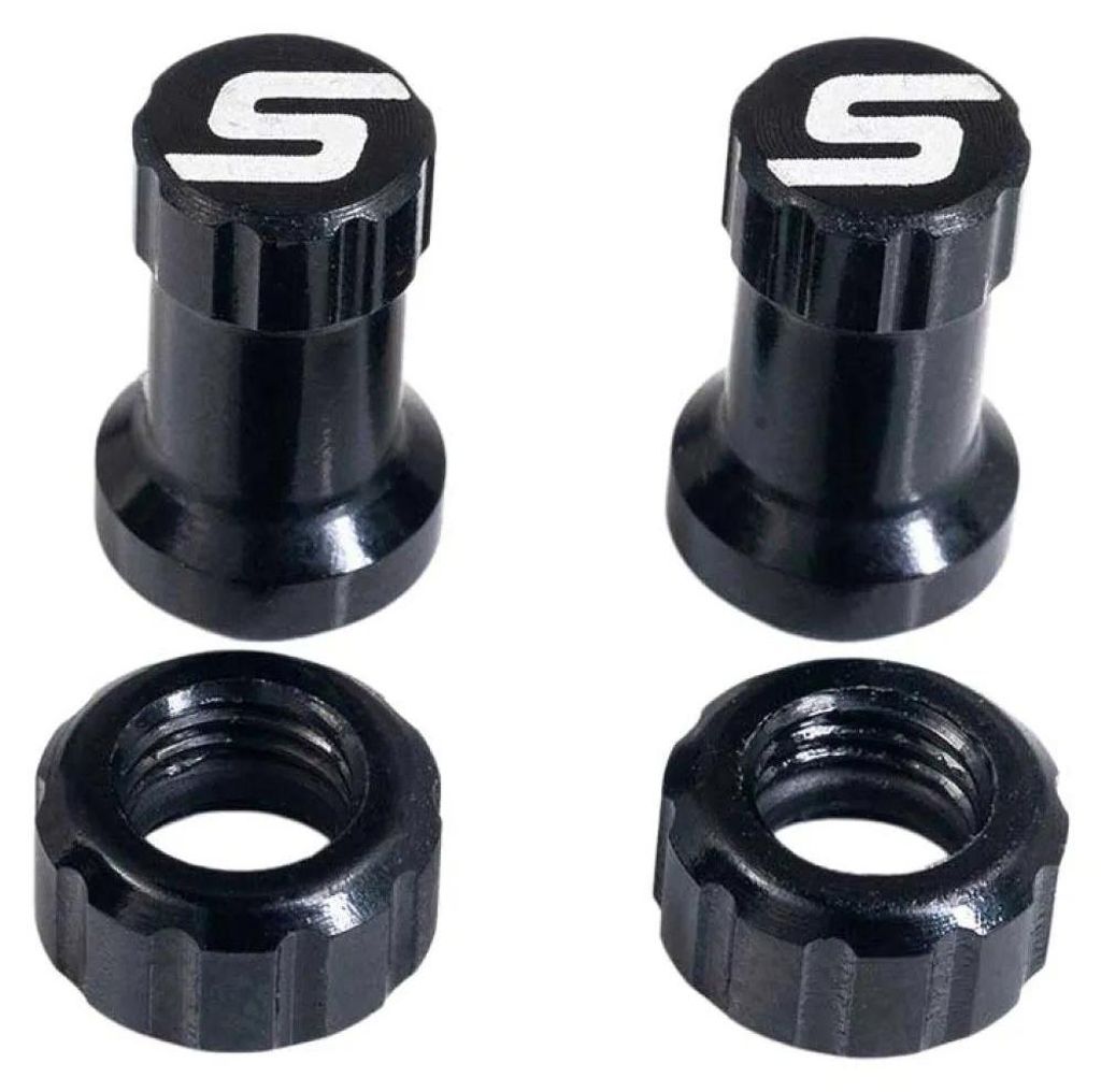 Stans No Tubes Tubeless Color Kit Ventilkappe Silber Silber One Size