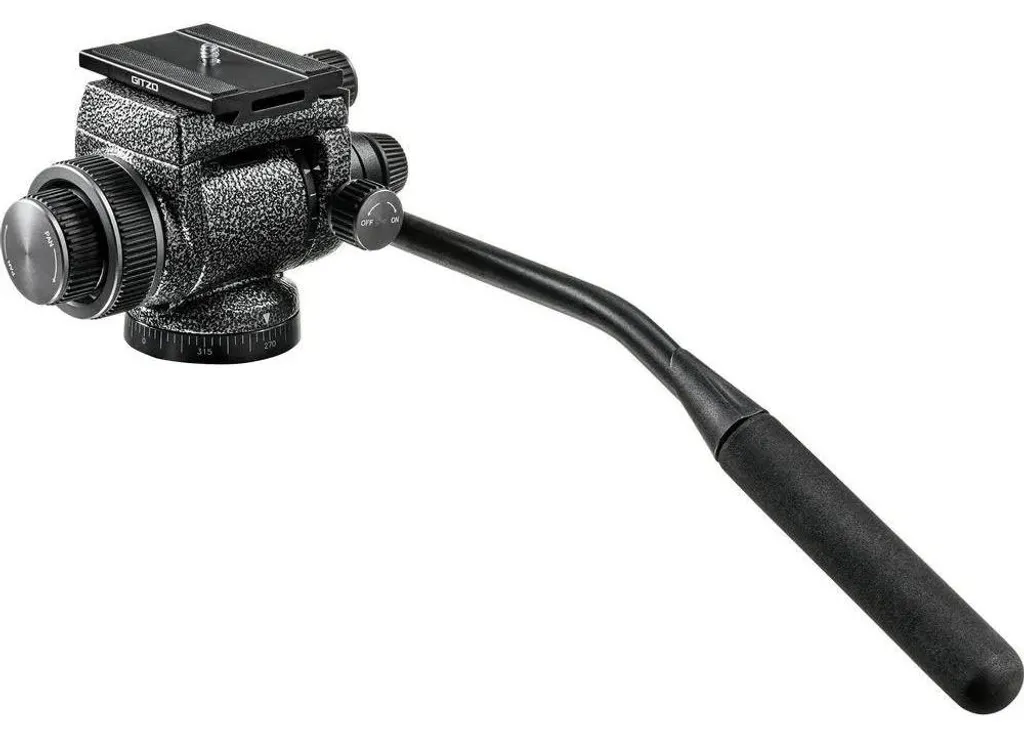 Rotule Vidéo Fluide Gitzo GHF2W Argent avec Plateau Rapide Magnésium - 5