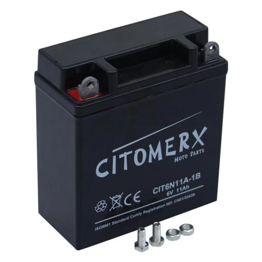 Batterie gel CIT 6N11A-1B 6V : fini les fuites d'acide sur votre moto