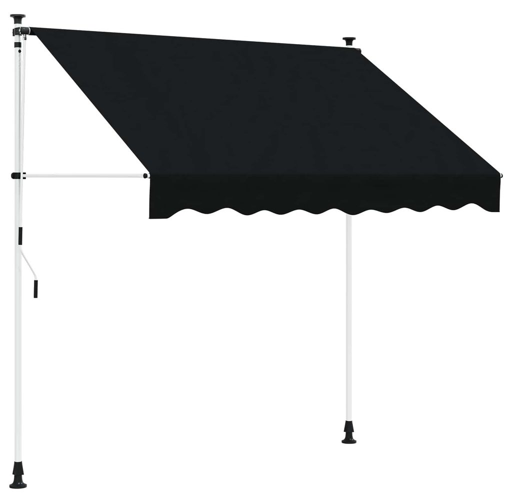 Maison Exclusive - Manuell einziehbare Markise Schwarz 150 cm